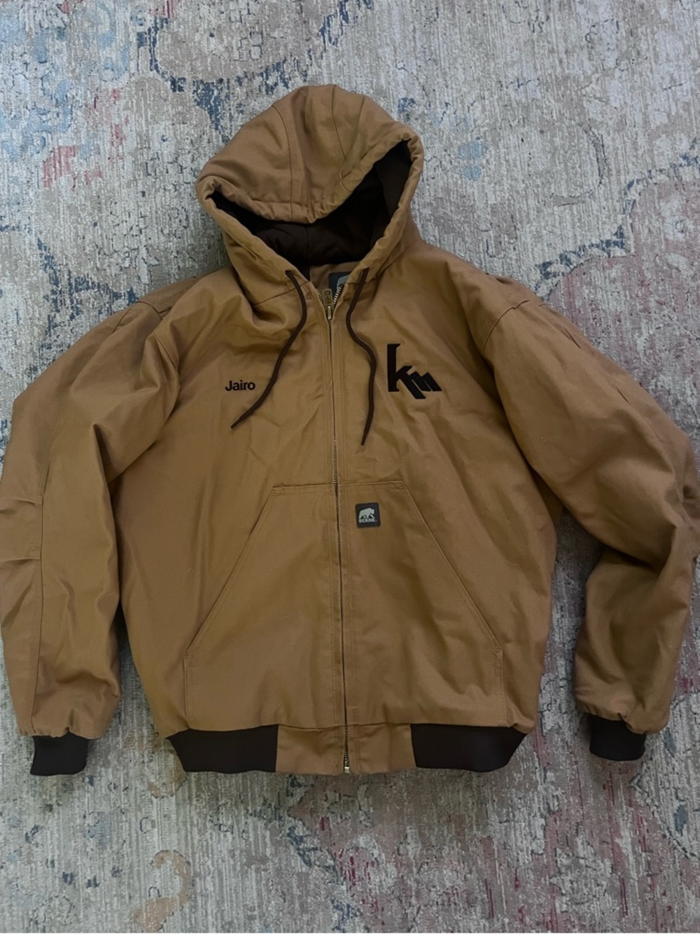 Berne Duck Hooded Active Work Jacket